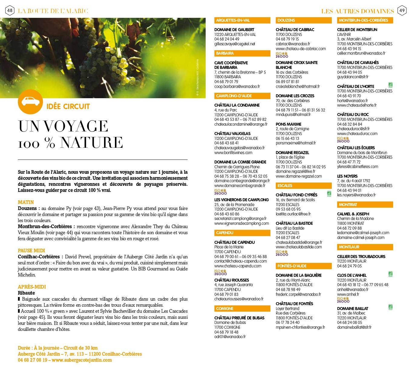 Route 20 des corbières