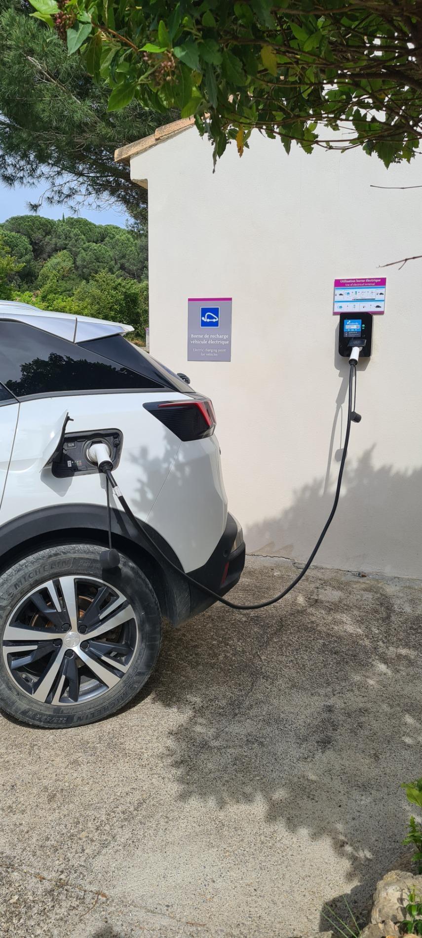 Borne de recharge électrique