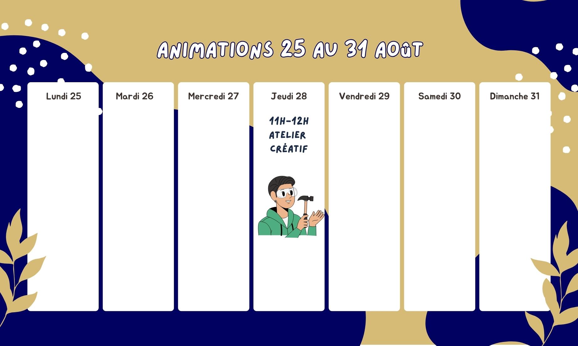 Animations été 2025