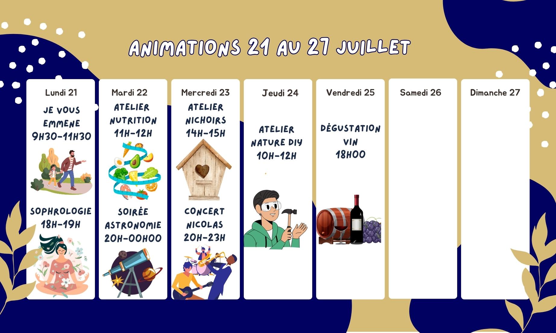 Animations été 2025