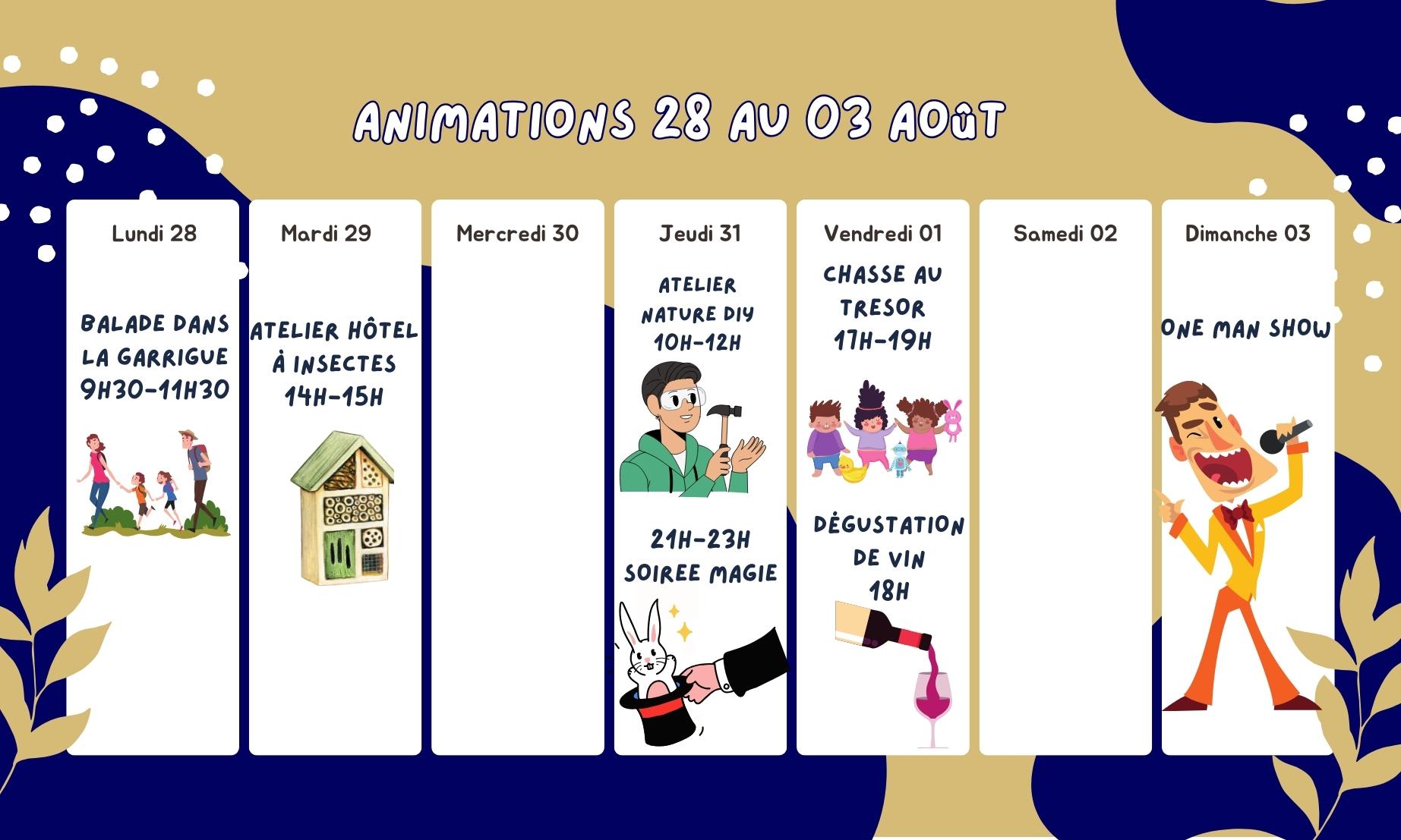 Animations été 2025