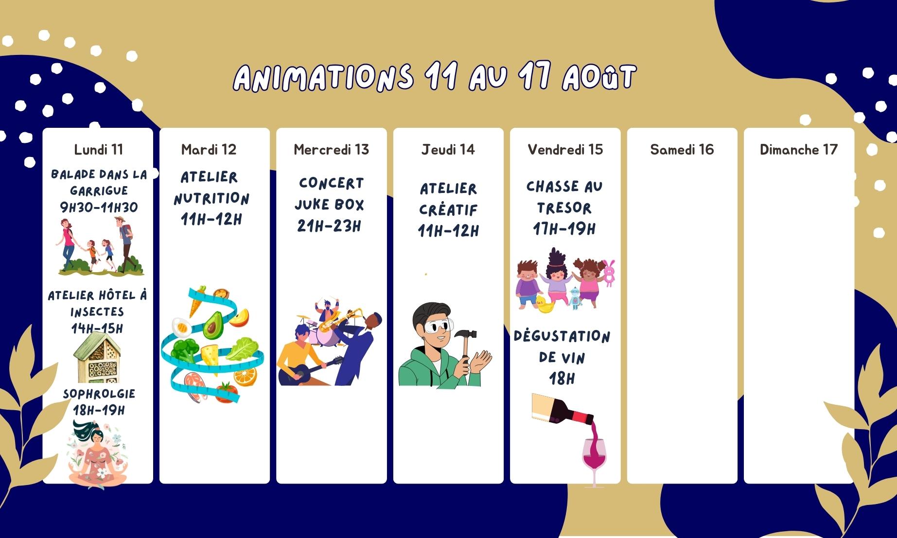 Animations été 2025