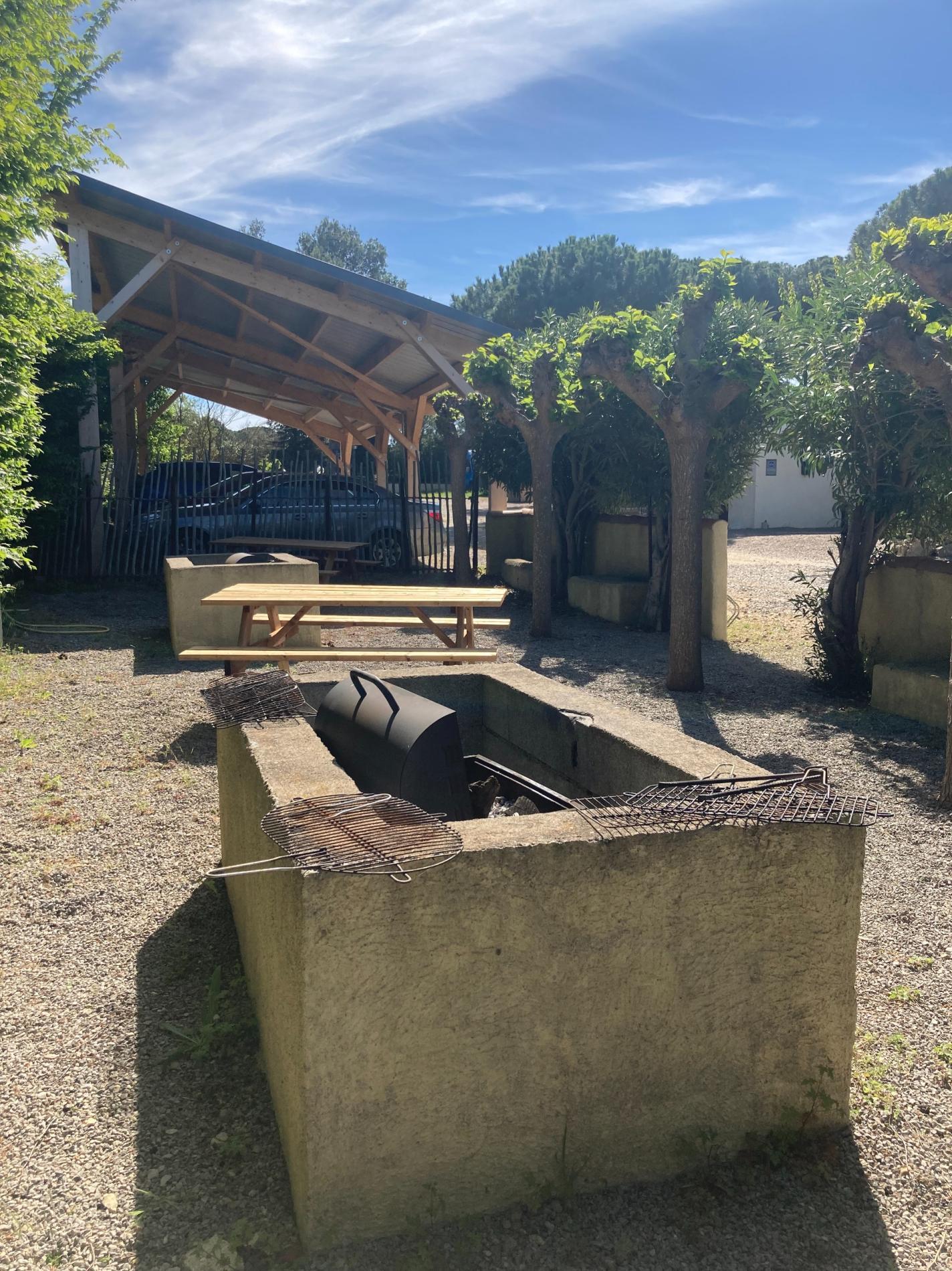 Aire de barbecue