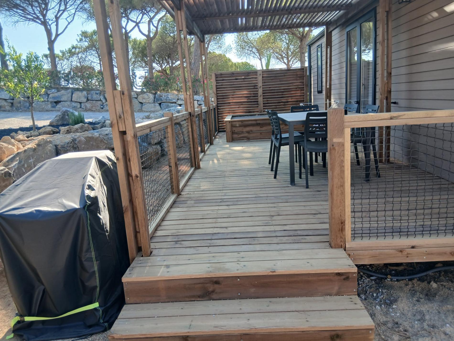 S&eacute;r&eacute;nit&eacute; 3 Ch TV + LV + CLIM + Filet d&eacute;tente + Terrasse couverte
